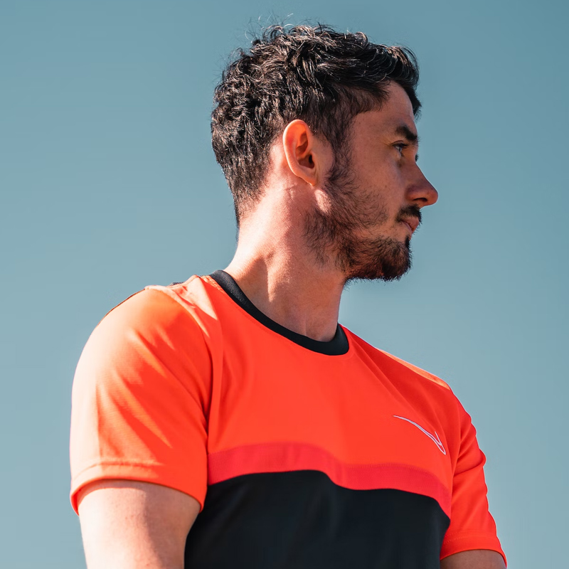 Man Wearing Exercise Clothes